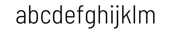 Barlow Semi Condensed Light Font LOWERCASE