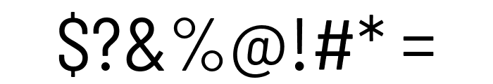 Barlow Semi Condensed Regular Font OTHER CHARS
