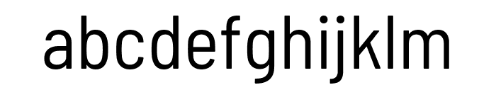 Barlow Semi Condensed Regular Font LOWERCASE