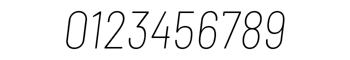 Barlow Semi Condensed Thin Italic Font OTHER CHARS