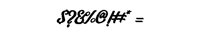 Barney Font OTHER CHARS