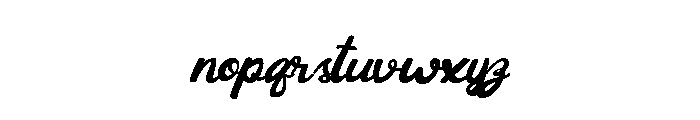 Barney Font LOWERCASE