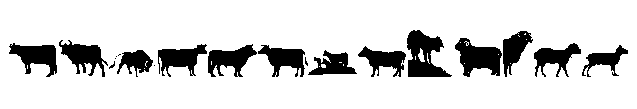 Barnyard Font UPPERCASE