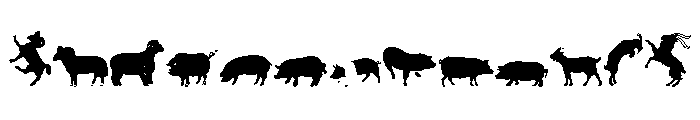 Barnyard Font UPPERCASE