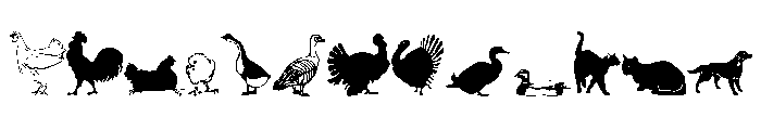 Barnyard Font LOWERCASE