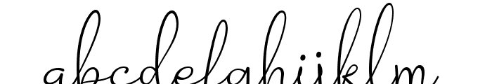Barokah Signature Regular Font LOWERCASE