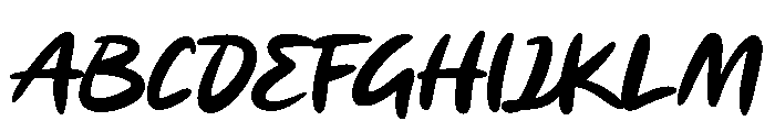 Barsey Demo Regular Font UPPERCASE