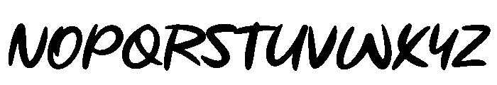 Barsey Demo Regular Font UPPERCASE