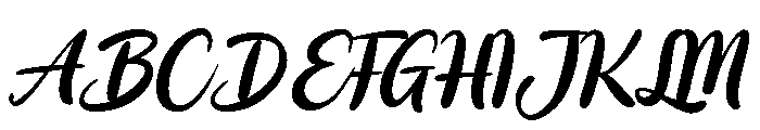 Bartender and Cocktail Font UPPERCASE