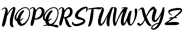 Bartender and Cocktail Font UPPERCASE