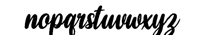 Bartender and Cocktail Font LOWERCASE