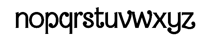 Bartex Font LOWERCASE