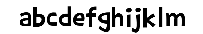 Barthowheel Regular Font LOWERCASE
