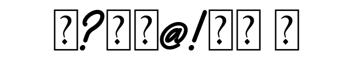 Bartolomeo Demo Bold Font OTHER CHARS