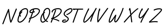 Bartolomeo Demo Bold Font UPPERCASE