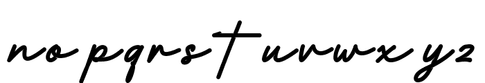 Bartolomeo Demo Bold Font LOWERCASE