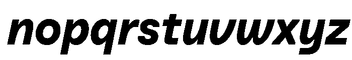 Baru Sans Demo ExtBd Ita Font LOWERCASE