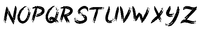 Baruiki Regular Font UPPERCASE