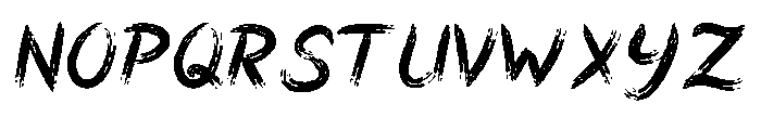 Baruiki Regular Font LOWERCASE