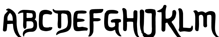Baruzen Karma Free Regular Font UPPERCASE