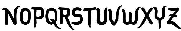 Baruzen Karma Free Regular Font UPPERCASE
