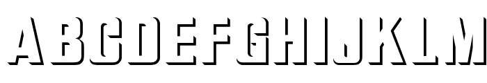 Bas Relief Font LOWERCASE
