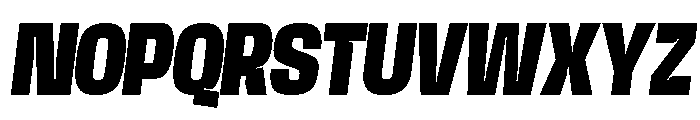 Base Neue Trial Cn Blk Obl Font UPPERCASE