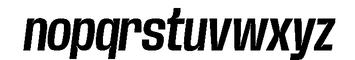 Base Neue Trial Cn SmBd Obl Font LOWERCASE