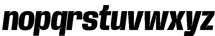 Base Neue Trial Cn XBd Obl Font LOWERCASE