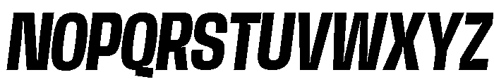 Base Neue Trial Cond Bold Obliq Font UPPERCASE