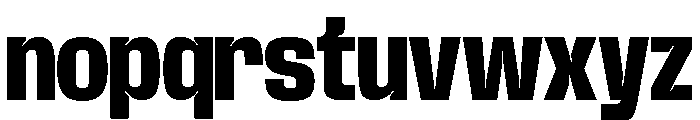 Base Neue Trial Cond ExtBd Font LOWERCASE