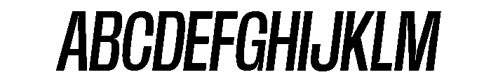 Base Neue Trial Cond Med Obliq Font UPPERCASE