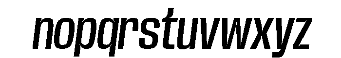 Base Neue Trial Cond Med Obliq Font LOWERCASE