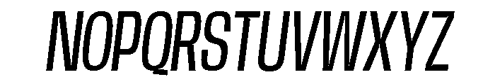 Base Neue Trial Cond Obliq Font UPPERCASE