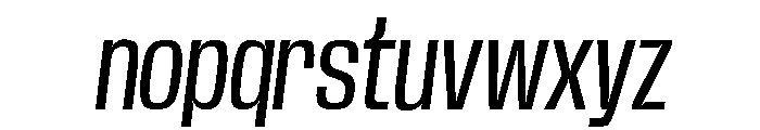 Base Neue Trial Cond Obliq Font LOWERCASE