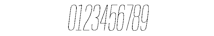 Base Neue Trial Cond Thin Obliq Font OTHER CHARS