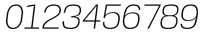Base Neue Trial Exp ExtLt Obliq Font OTHER CHARS