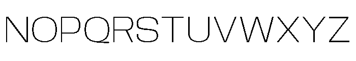 Base Neue Trial Exp ExtLt Font UPPERCASE
