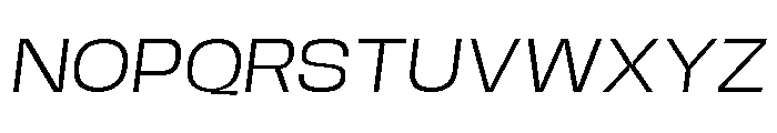 Base Neue Trial Exp Light Obliq Font UPPERCASE