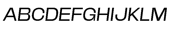 Base Neue Trial Exp Obliq Font UPPERCASE