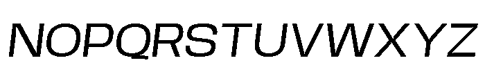 Base Neue Trial Exp Obliq Font UPPERCASE