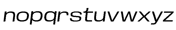 Base Neue Trial Exp Obliq Font LOWERCASE