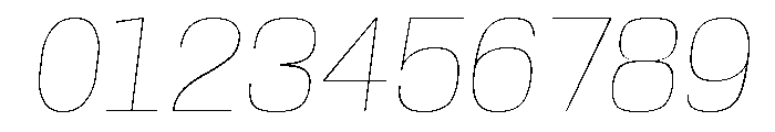 Base Neue Trial Exp Thin Obliq Font OTHER CHARS