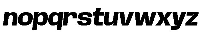 Base Neue Trial ExtBd Obliq Font LOWERCASE