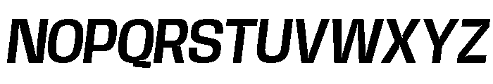 Base Neue Trial SemBd Obliq Font UPPERCASE