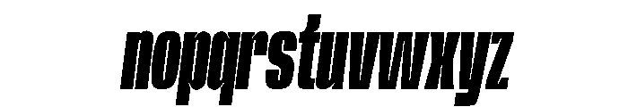 Base Neue Trial Super Cn Bd Obl Font LOWERCASE