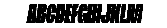 Base Neue Trial Super Cn Bl Ob Font UPPERCASE