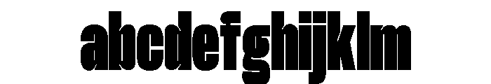 Base Neue Trial Super Cn Blk Font LOWERCASE
