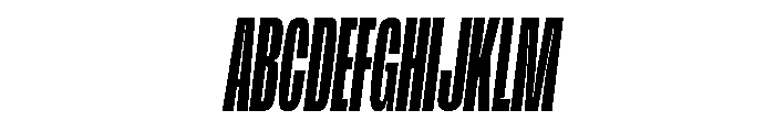 Base Neue Trial Super Cn Md Obl Font UPPERCASE