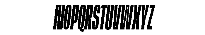 Base Neue Trial Super Cn Md Obl Font UPPERCASE